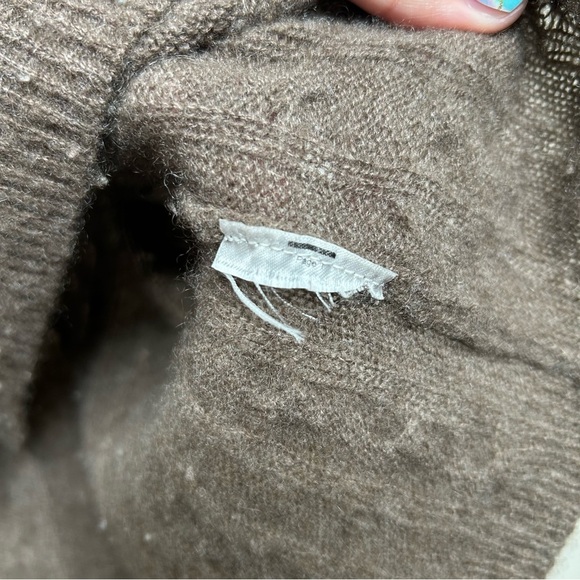 Reformation Giusta Oversized Cashmere Cardigan sweater brown small - Picture 10 of 10